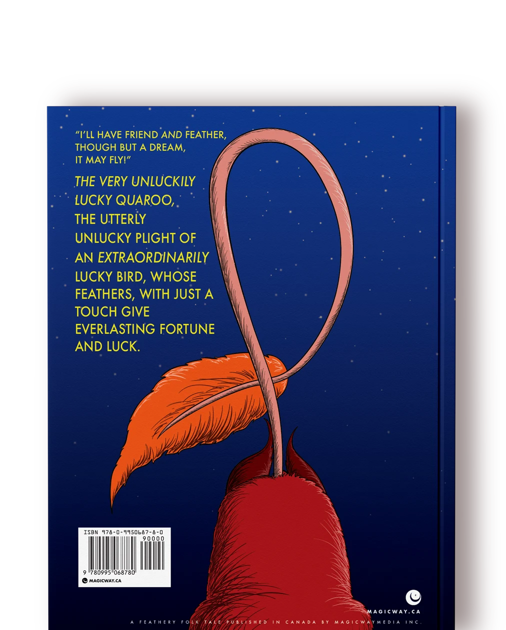 The Very Unluckily Lucky Quaroo back cover